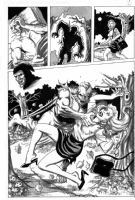 THE MAN-BEAST STALKS! (page 2) Comic Art