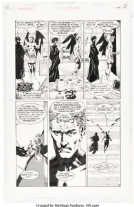 Sandman #23 Pg. 18 by Kelley Jones & Malcolm Jones III, Comic Art