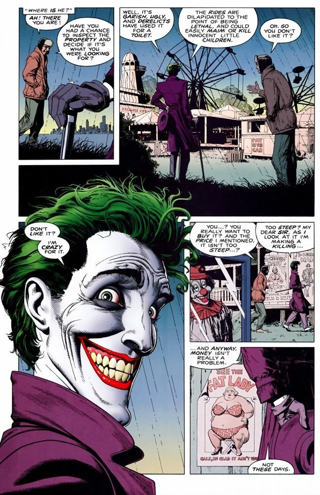 Batman: The Killing Joke Pg. 06 Panel Prelim by Brian Bolland, in Jonathan  H's Batman Comic Art Gallery Room