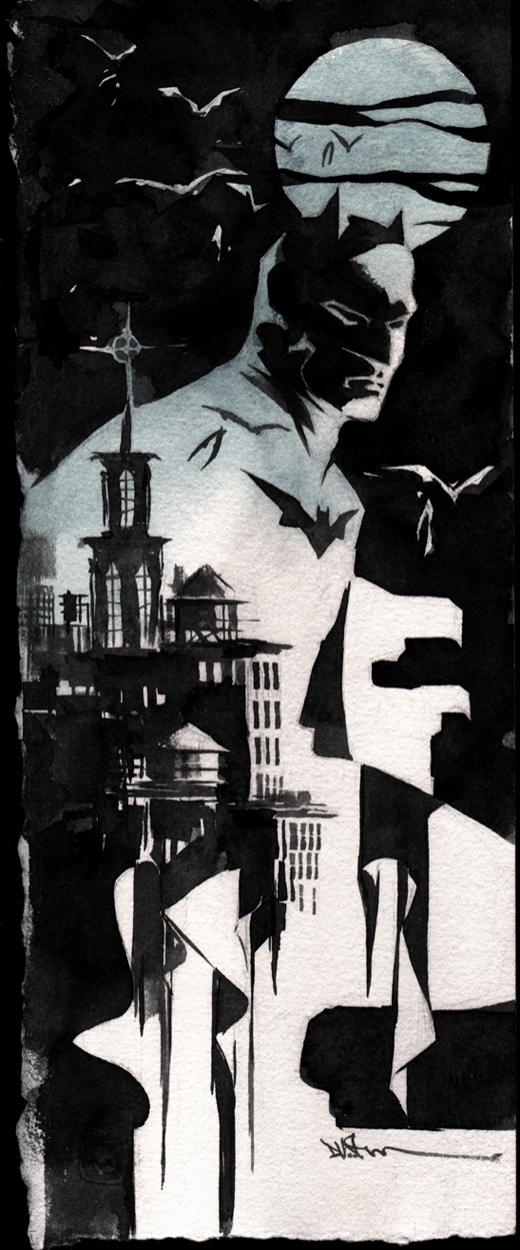 Batman by Dustin Nguyen Comic Art