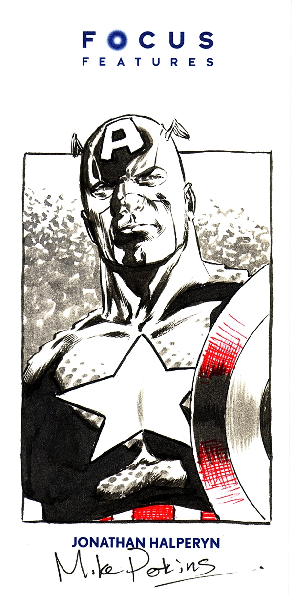 #11 - Mike Perkins - Captain America Comic Art