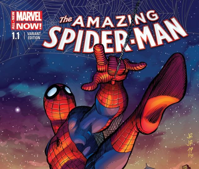 Amazing Spiderman  Cover by John Romita Jr and Tom Palmer, in George 1's  Marvel Art Comic Art Gallery Room