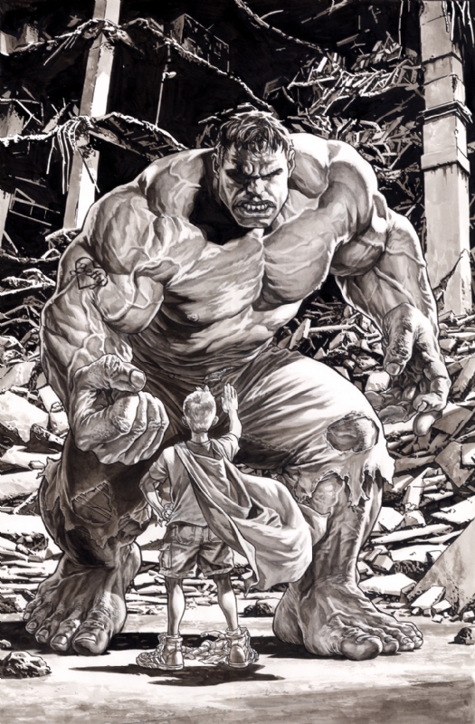 Hulk by Lee Bermejo , in George 1's HULK Comic Art Gallery Room
