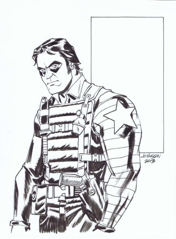 Winter Soldier, in Patrick Y's Convention Sketches & Commissions Comic ...