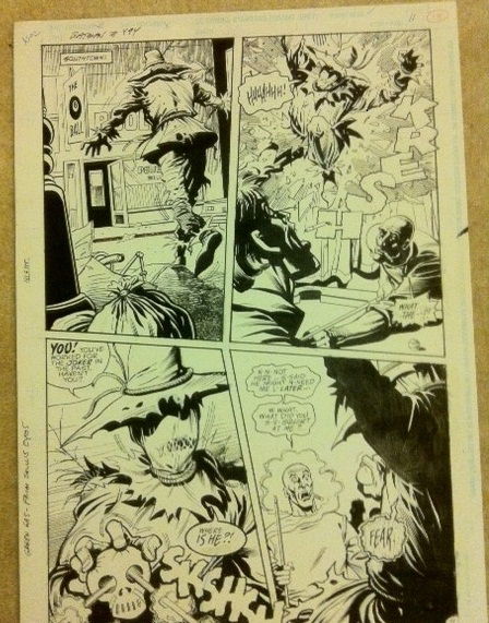 Batman #494 Pg 11 , in Dyslexic Libearian's The Rabid Whole Comic Art  Gallery Room