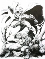 Arthur Adams - Batman vs. Scarecrow, Comic Art