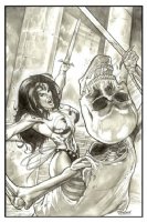 Tom Derenick - Wonder Woman, Comic Art
