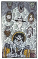 Gollum's Trophy Wall by Scott James Comic Art