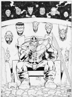 Thanos' Trophy Wall by Lim/Rubinstein Comic Art