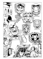 Muppets Trophy Wall by Brian Douglas Ahern Comic Art