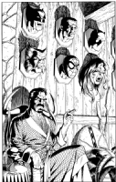Kraven the Hunter and his Hero Trophy Wall by Bob McLeod Comic Art