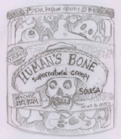  Human's Bone  Prototype Wacky Packages Art by Matthew Kirscht  Comic Art
