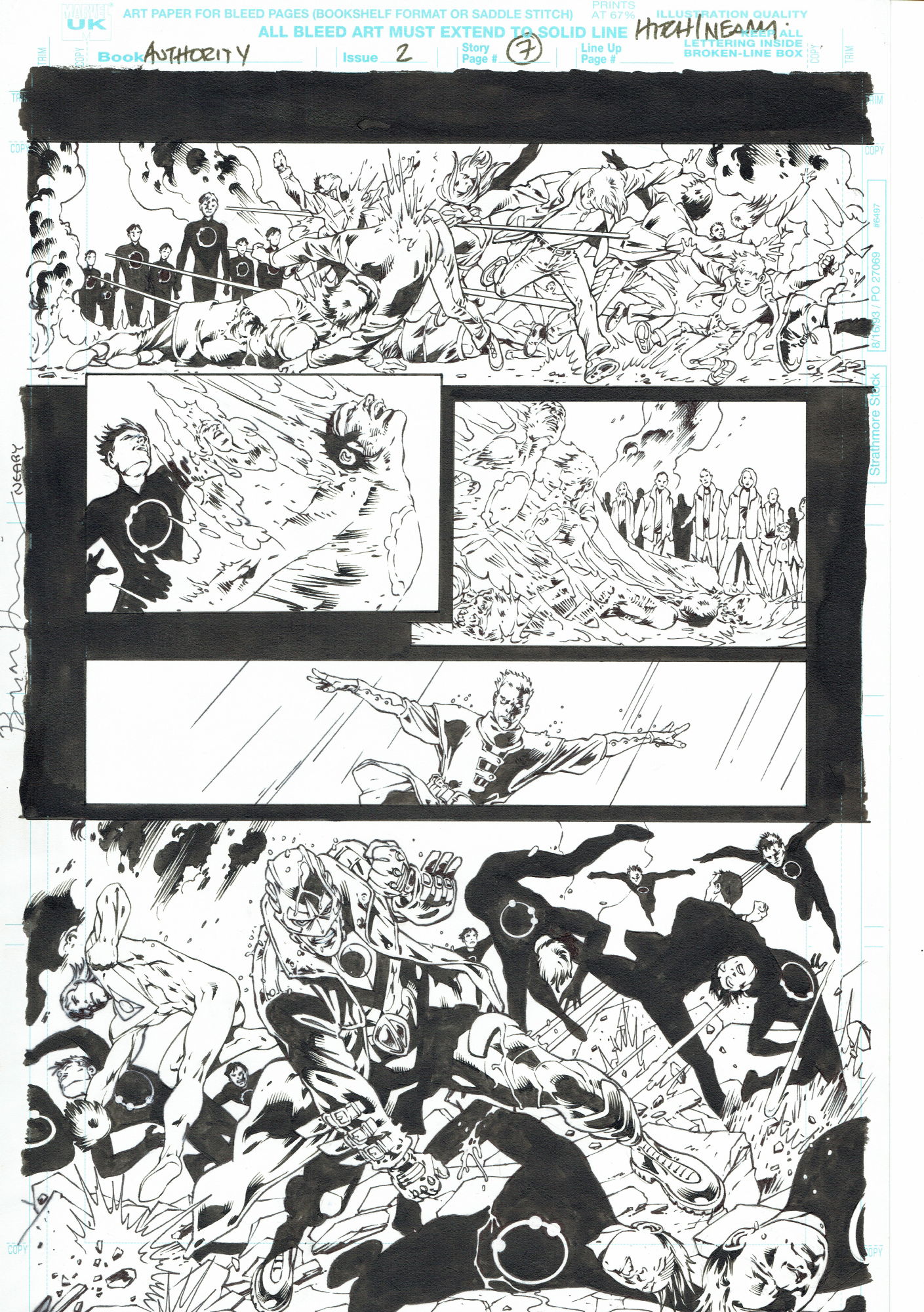 The Authority 2 page 7 by Bryan Hitch, in Shannon El Guapo Slayton 's ...