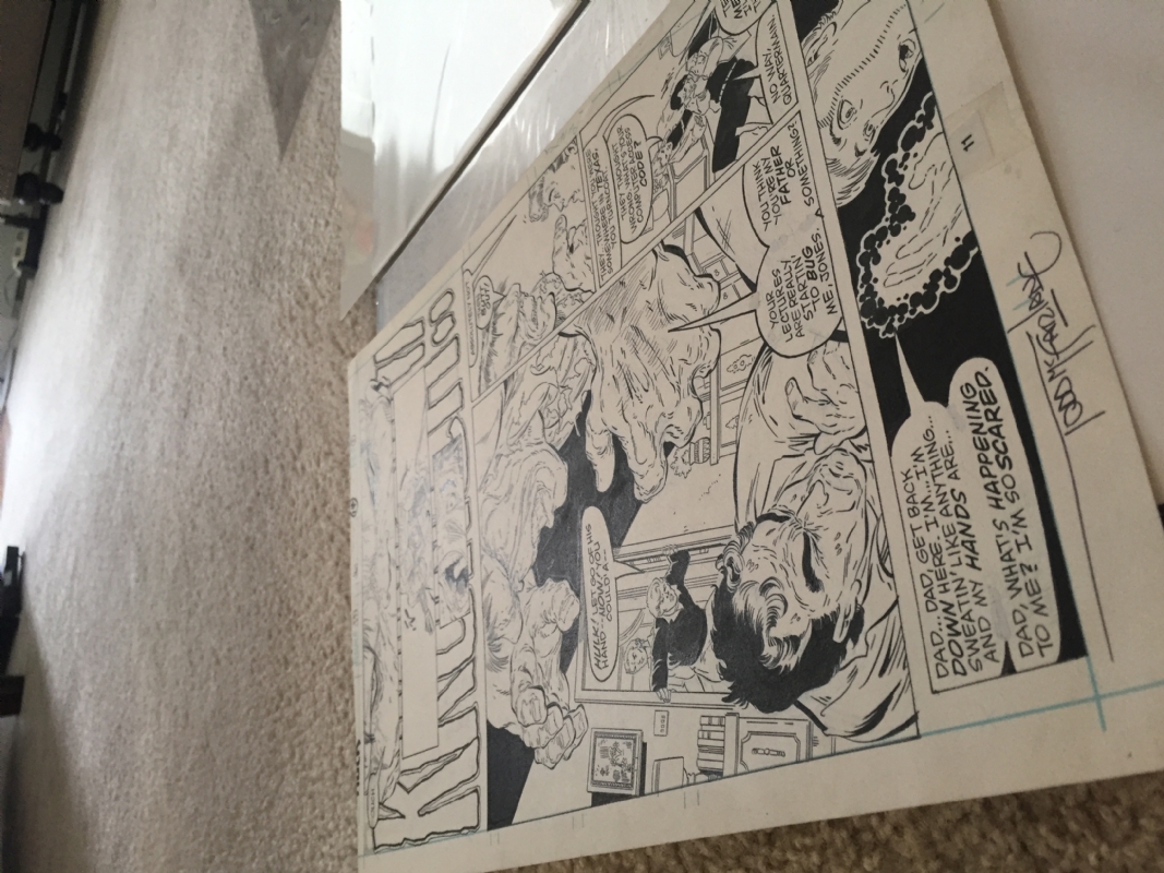 Incredible Hulk #339 , Page 14, in Reuben Ruppert's SOLD!! Comic Art ...