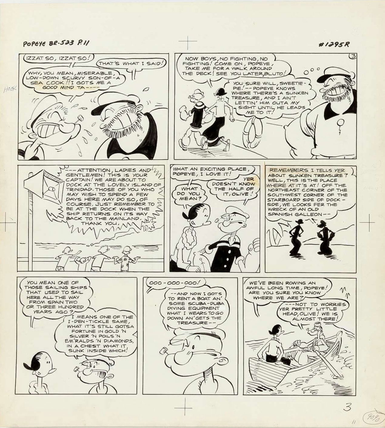 Gary Klenkel Popeye LP BR 523 Page 03, in Ben Bressel's Complete Story ...