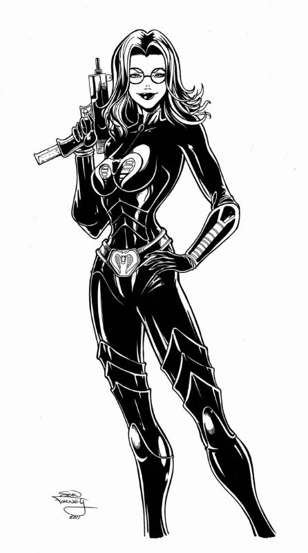 Baroness Inks, in Sean Forney's Commissioned/Sold Work Comic Art ...