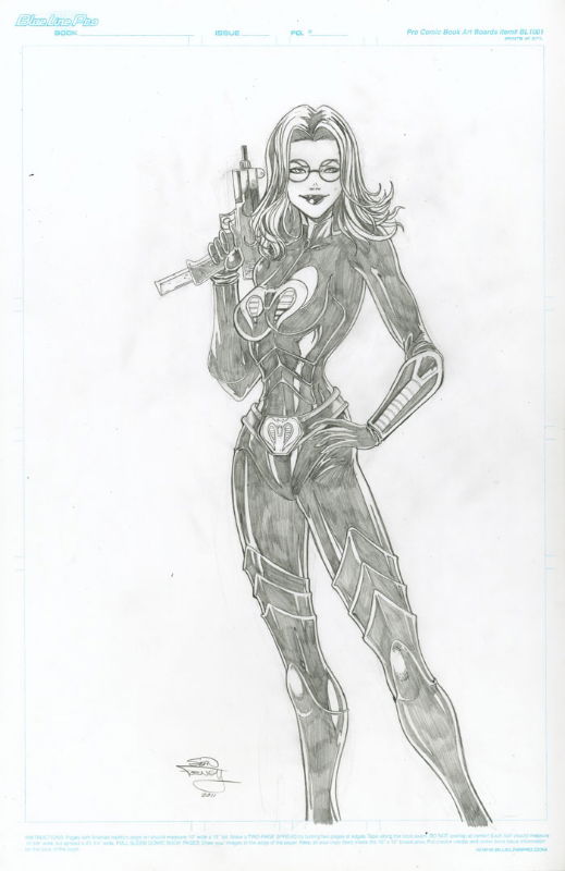 Baroness, in Sean Forney's Commissioned/Sold Work Comic Art Gallery Room