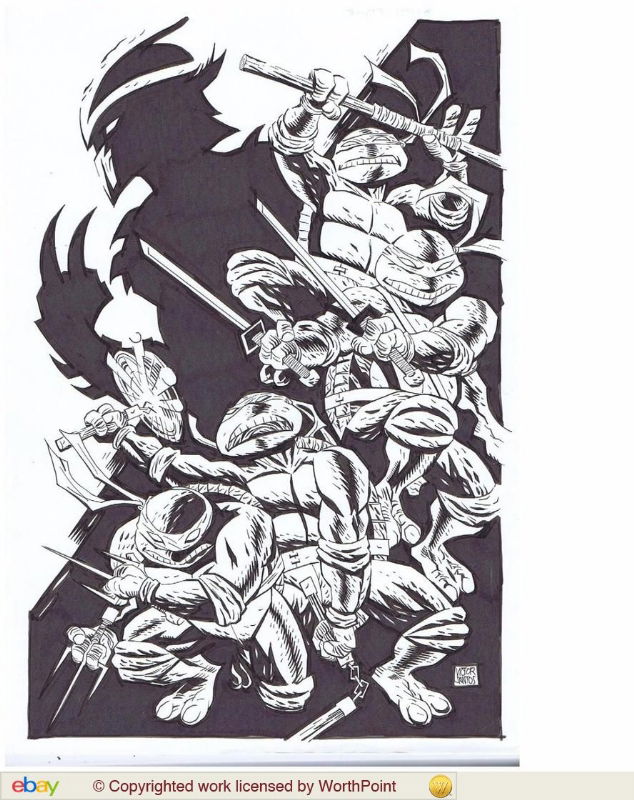 Victor Santos - Teenage Mutant Ninja Turtles pinup, in Mark Sedd's ...