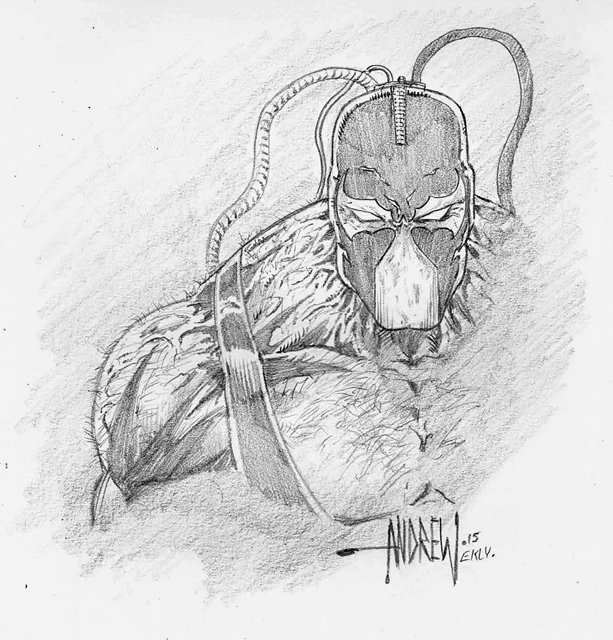How To Draw Bane From The Dark Knight Rises Step by Step Drawing Guide  by JasonG  DragoArt