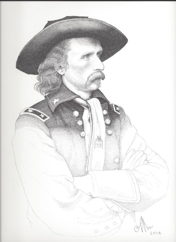 General Custer, in Mike Hammen's Mike Hammen Forensic & Fine Art Comic ...