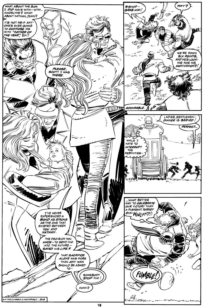 Uncanny X Men 308 Page 19 In Brian Peck S Uncanny X Men 308 Comic Art Gallery Room