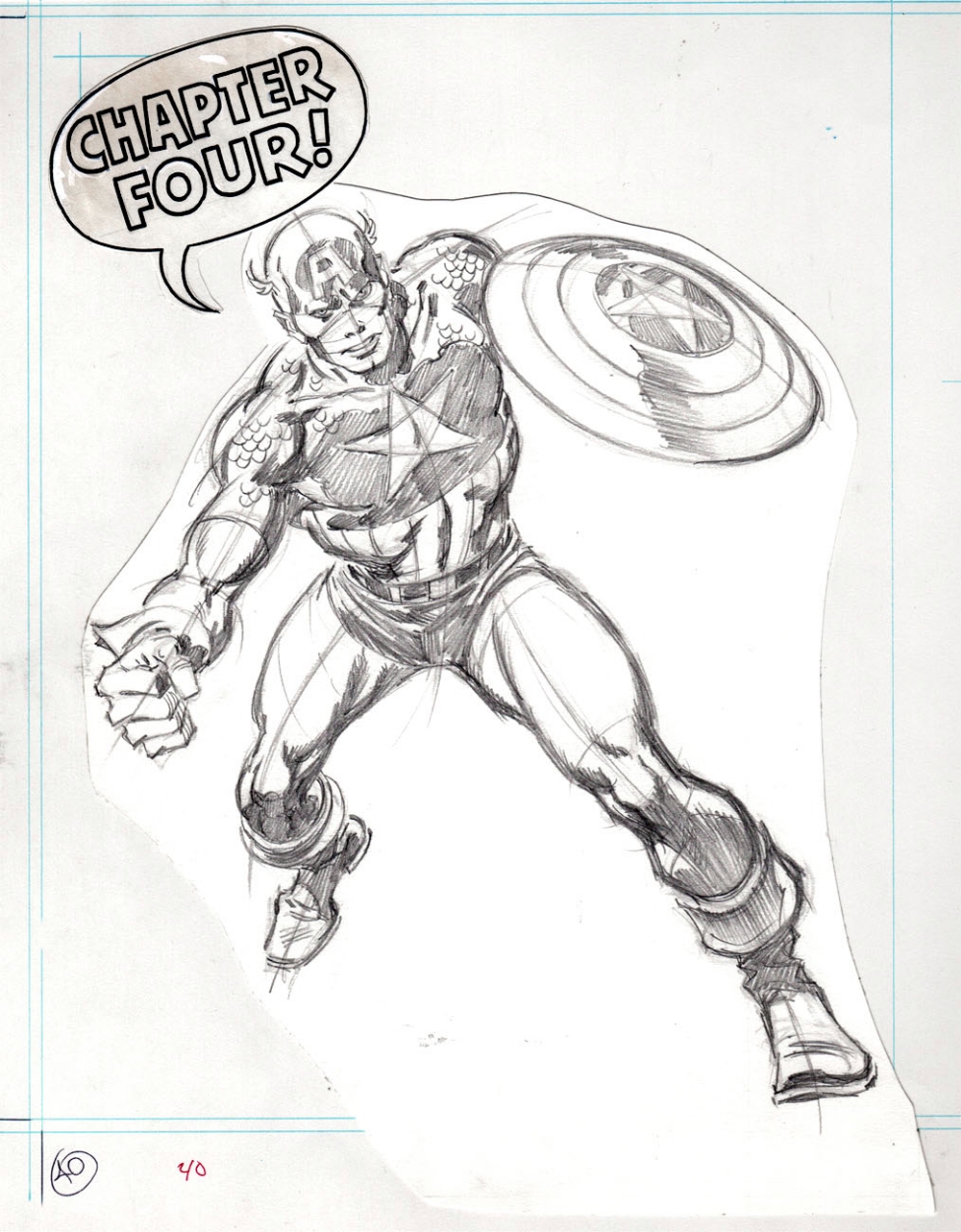 How To Draw Comics The Marvel Way - Chapter 4 - Let's Study - The Figure!,  in Brian Peck's How to Draw Comics the Marvel Way Comic Art Gallery Room