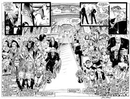 X_men #30 page 12-13 Comic Art