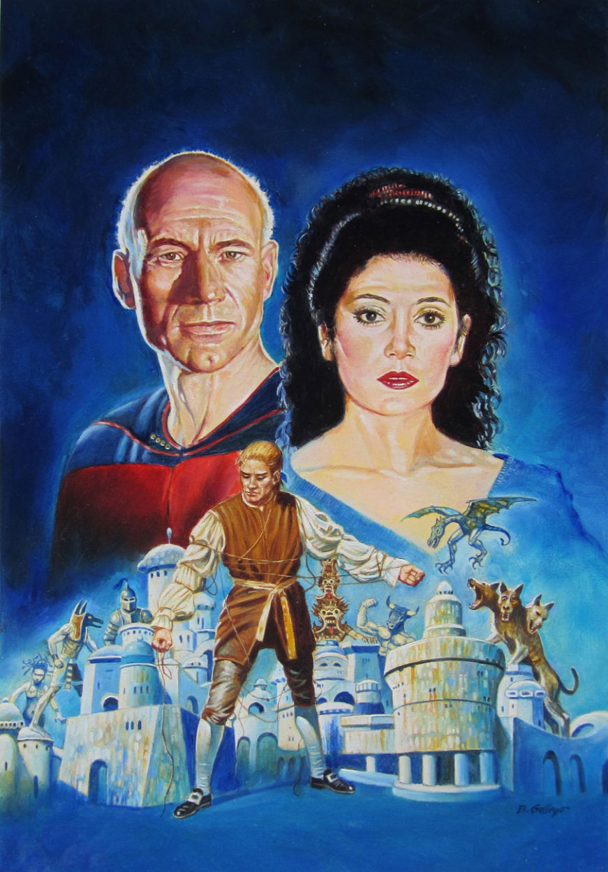 STTNG: Gulliver's Fugitives, in Brian Peck's Art of a Cover - A Dark ...