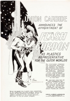Flash Gordon and Dale Arden Union Carbide Magazine Ad, Comic Art