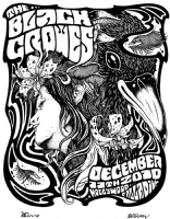 Black Crowes Palladium 2010 Poster art Comic Art