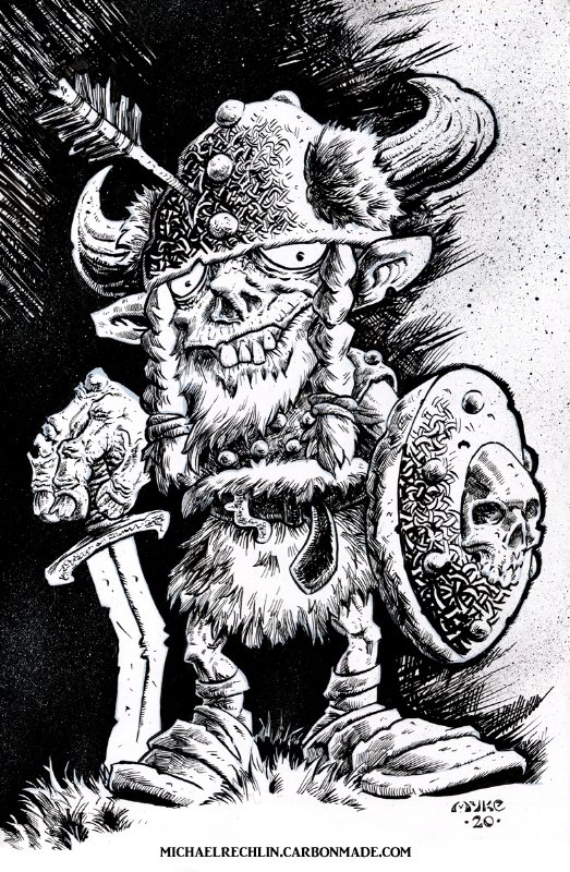 Ulf The Undefeatable, In Michael Rechlin's Illustration Character 