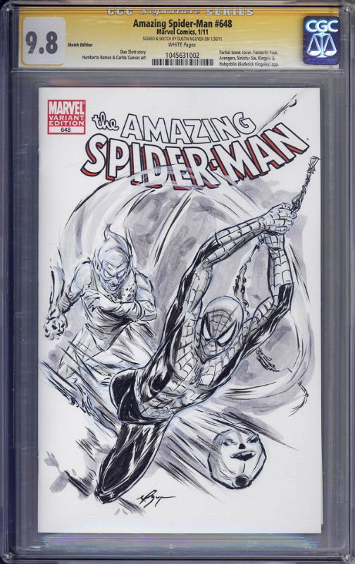 Spider-man vs Green Goblin - Dustin Nguyen - Amazing Spiderman 648, in ...