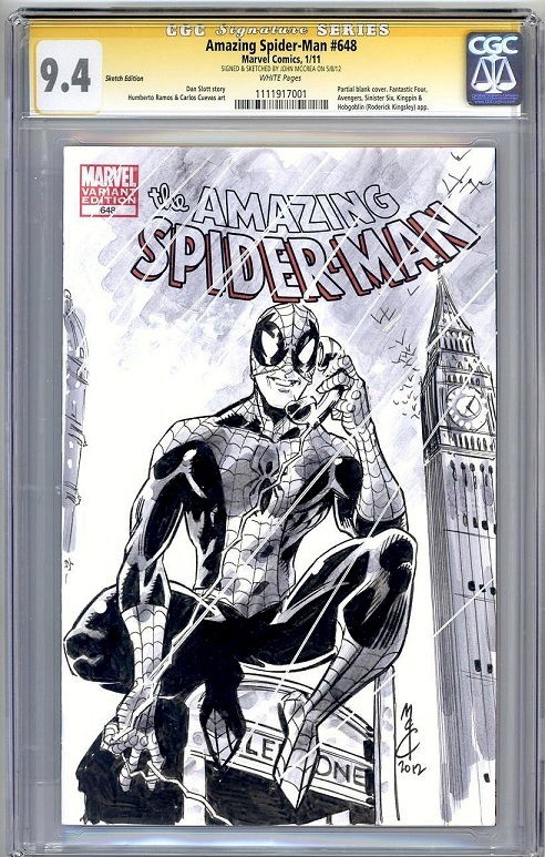 Spider-man In London - John Mccrea - Amazing Spiderman 648, In Mike 