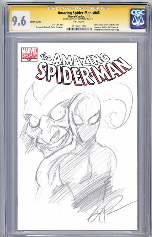 Green Goblin vs Spider-man - Eric Powell - Amazing Spiderman - FOR SALE ...