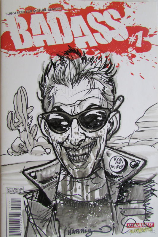 Tony Harris Cassidy Preacher, in Michael Benham&#039;s Sketch Covers Comic