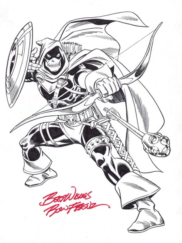 Ron Frenz Taskmaster, in Michael Benham's Commissions and Con Sketches ...