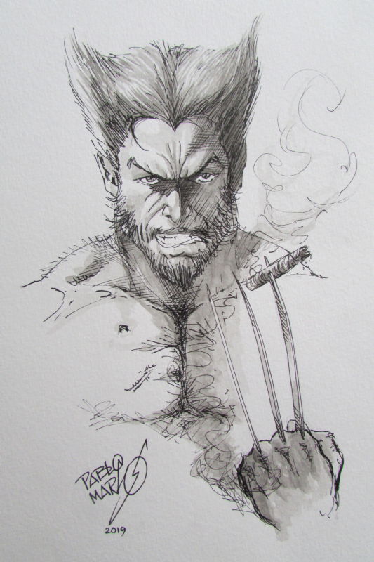 Pablo Marcos Logan Wolverine, in Michael Benham's Wolverine Comic Art ...