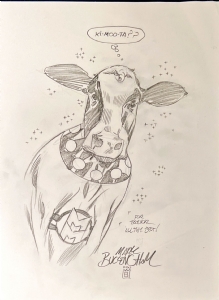 Miracle Cow by Mark Buckingham, Comic Art