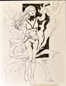 Dark Phoenix by Edgar Salazar, Comic Art