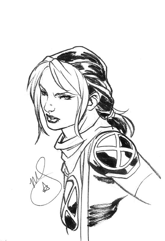 Mark Brooks - Rogue, in Andre Chee's Conventions sketches and doodles ...