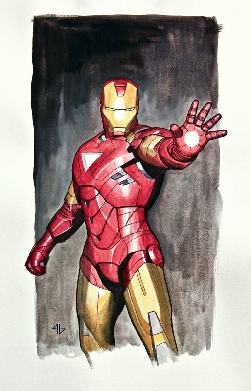 Iron Man #25 Sketch – Alex Ross Art