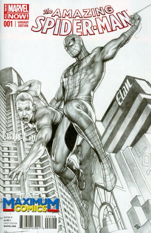 Amazing Spider-Man #1 concept art by Adi Granov *
