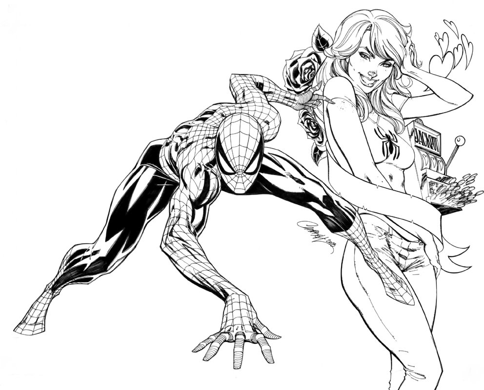 J. Scott Campbell Amazing Spider-Man #1 JSC Artist EXCLUSIVE Cover