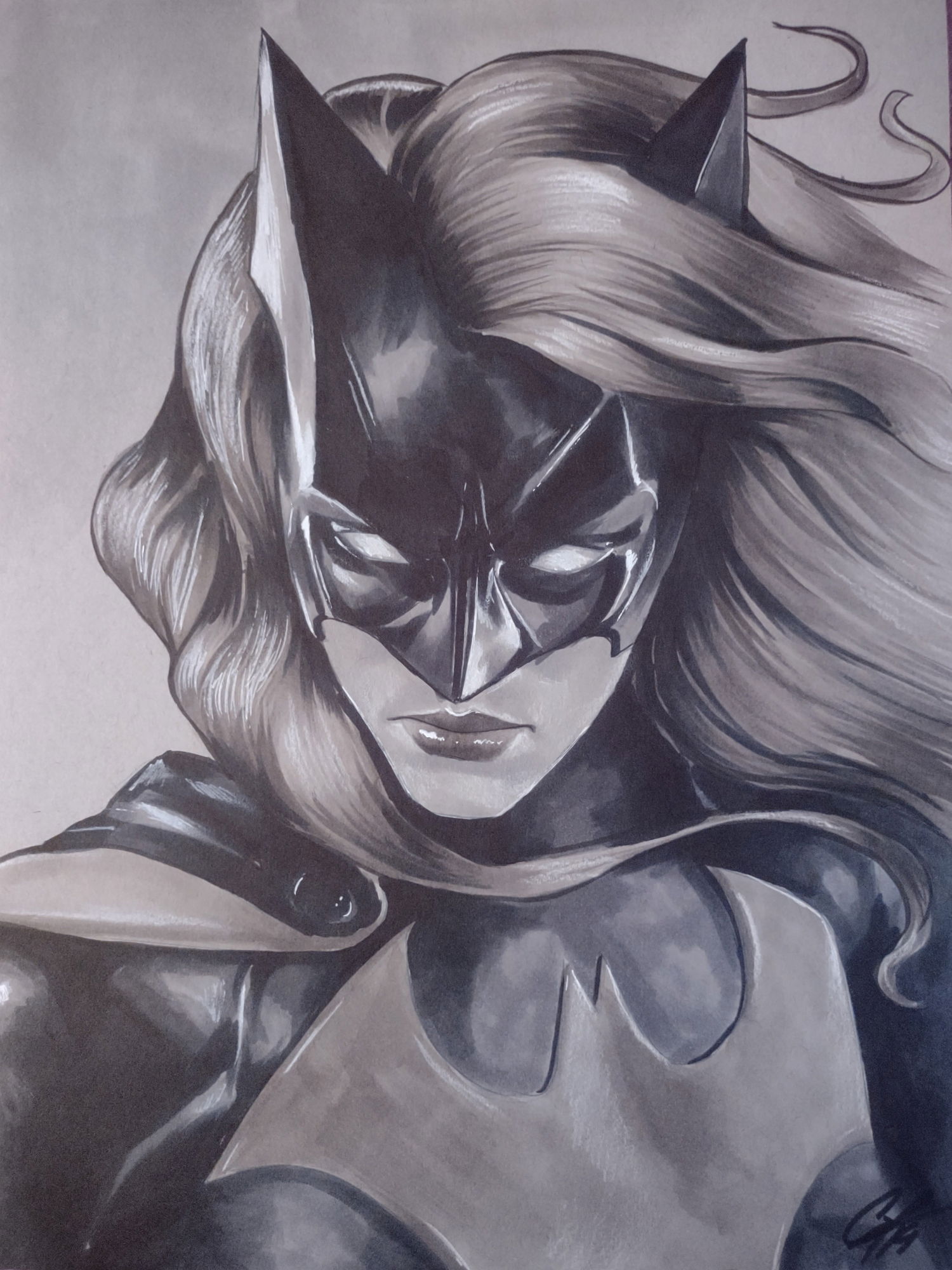 Batwoman Commission In Misty And Kristy Pucketts Batwoman Commissions Comic Art Gallery Room 