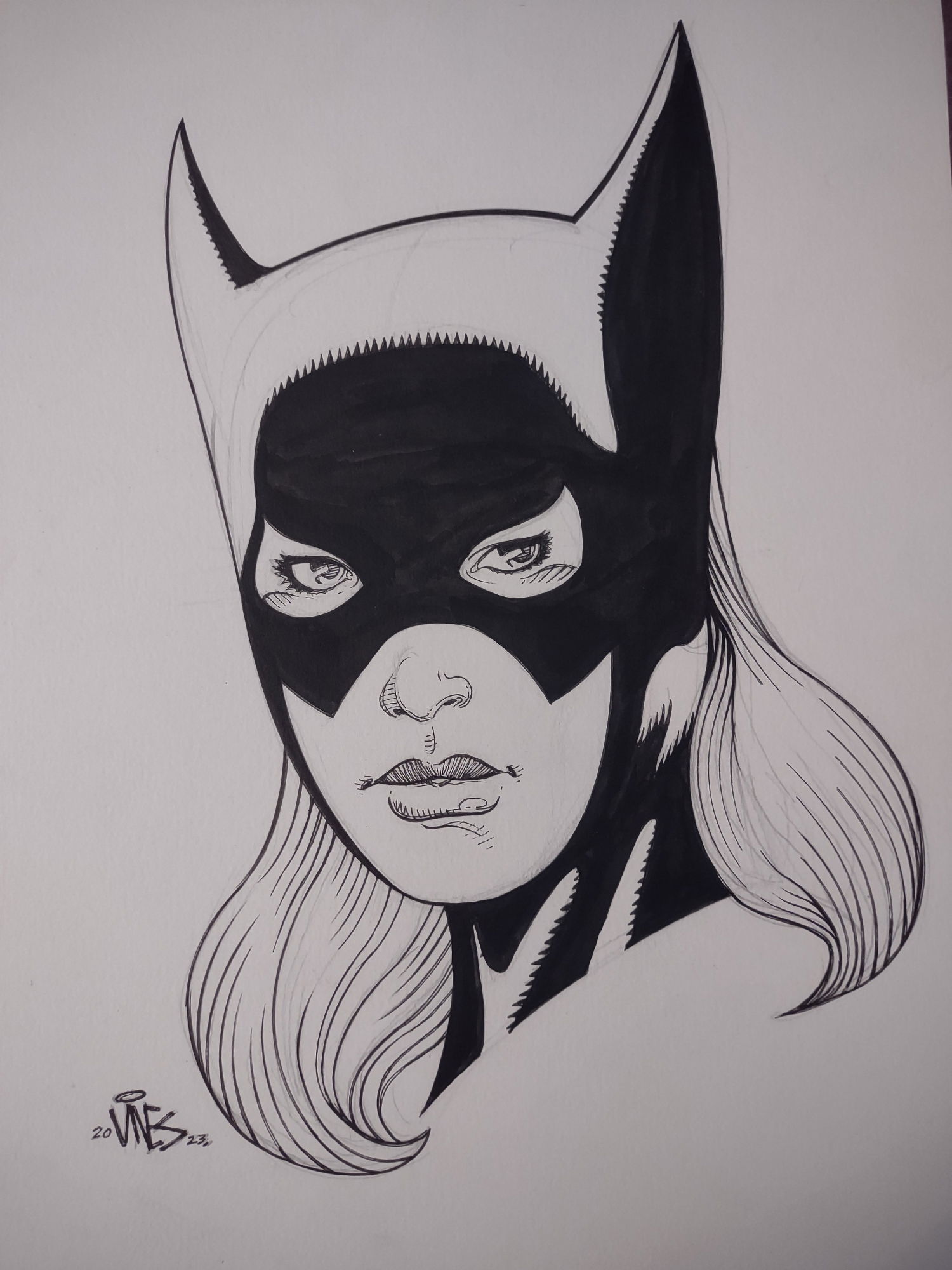 Batgirl Commission In Misty And Kristy Puckett S Batman Commissions Comic Art Gallery Room