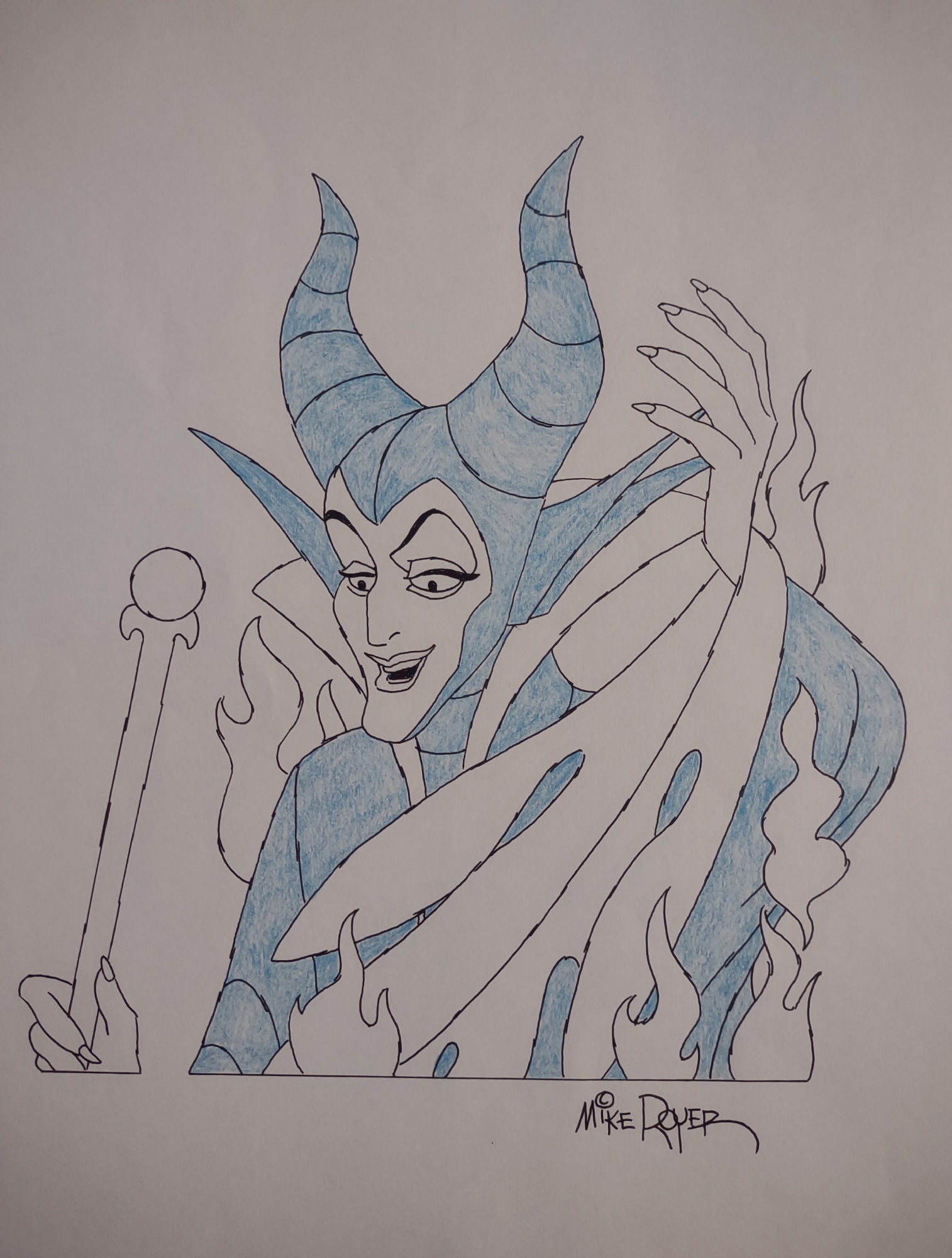 Disney Maleficent Drawing Art - Drawing Skill