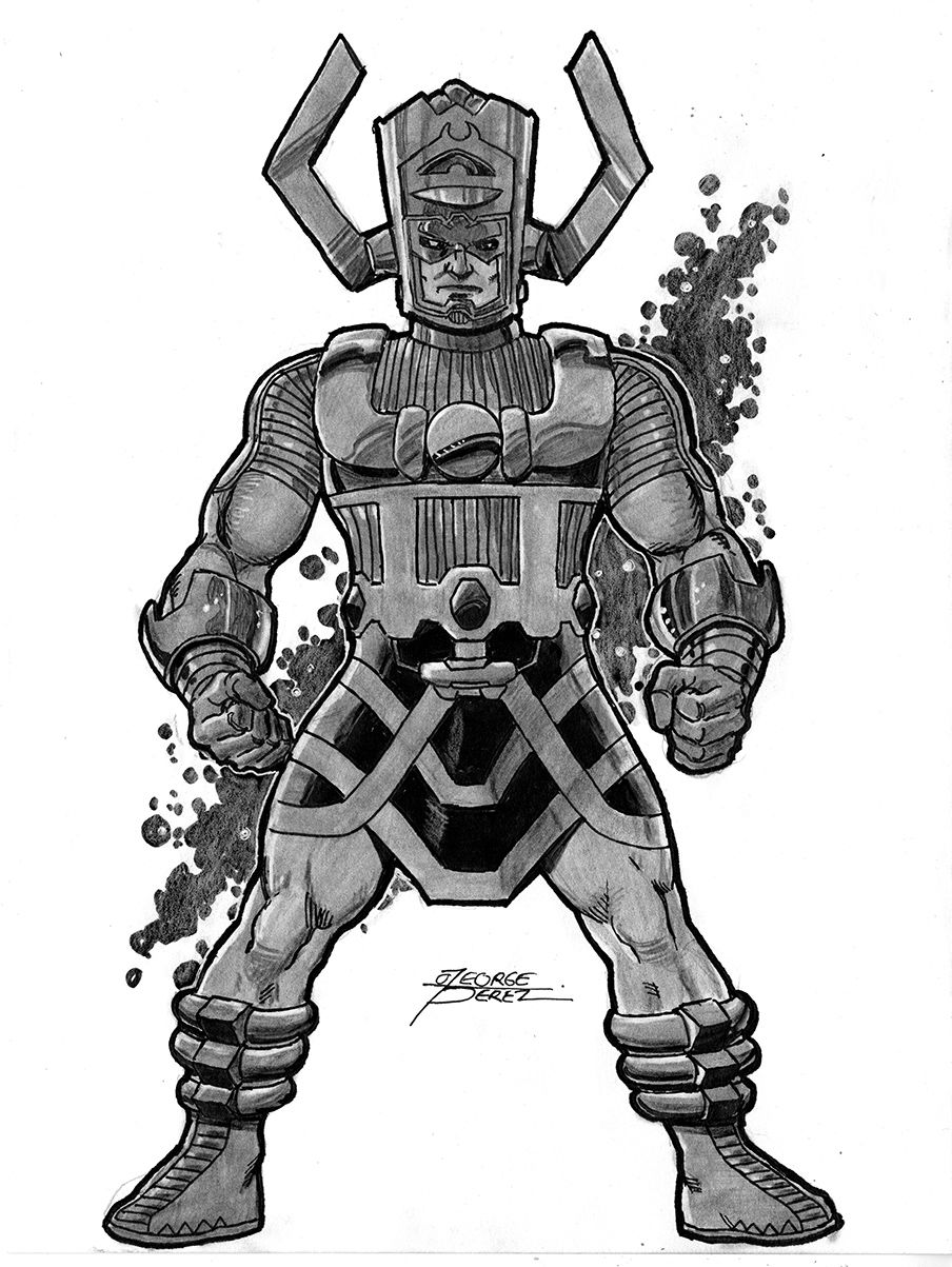 Galactus 2017, in Michael Lovitz's Perez Pin-ups, sketches Comic Art ...