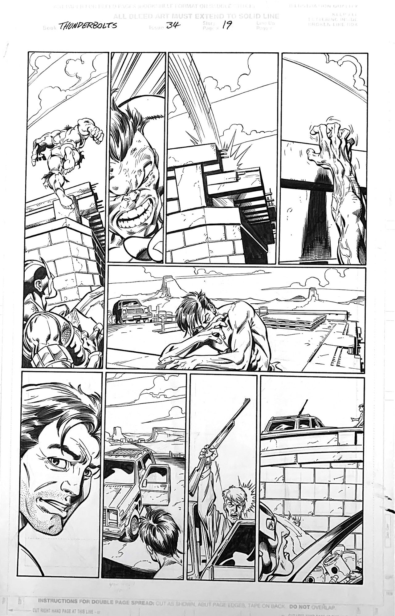 Thunderbolts 34 p19, in Michael Lovitz's Thunderbolts 32-34 Comic Art ...