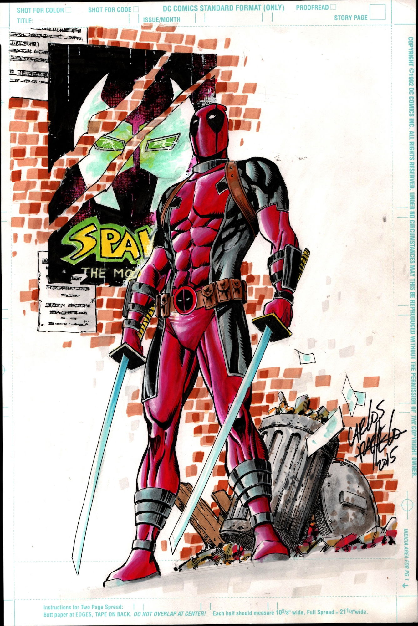 Deadpool by Pacheco (2015), in Michael Lovitz's Pin-ups, Sketches ...