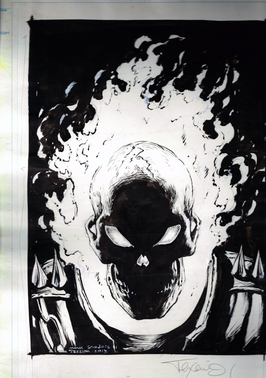 Cool Comic Art on X: Ghost Rider by Mark Texeira